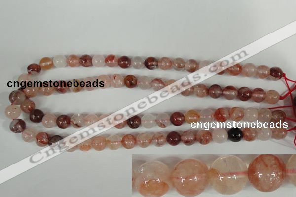 CPQ30 15.5 inches 10mm round natural pink quartz beads wholesale