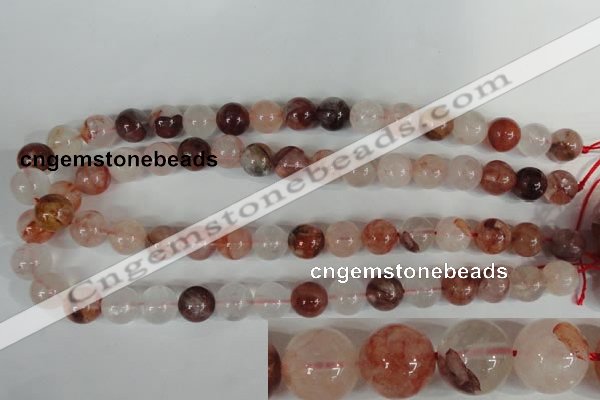 CPQ31 15.5 inches 12mm round natural pink quartz beads wholesale