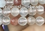 CPQ310 15.5 inches 4mm faceted round pink quartz beads wholesale