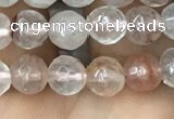 CPQ311 15.5 inches 6mm faceted round pink quartz beads wholesale