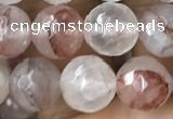 CPQ313 15.5 inches 10mm faceted round pink quartz beads wholesale