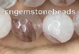 CPQ315 15.5 inches 14mm faceted round pink quartz beads wholesale