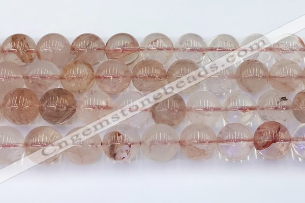 CPQ333 15.5 inches 12mm round pink quartz beads wholesale