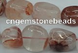 CPQ67 15.5 inches 10*14mm – 16*22mm nuggets natural pink quartz beads
