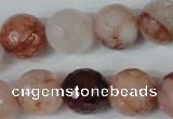 CPQ68 15.5 inches 16mm faceted round natural pink quartz beads