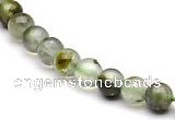 CPR01 AB grade 6mm round natural prehnite stone beads Wholesale