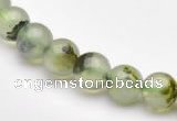 CPR02 AB grade 8mm round natural prehnite stone beads Wholesale