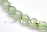 CPR05 A+ grade 8mm faceted round natural prehnite stone beads