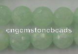 CPR116 15.5 inches 16mm faceted round natural prehnite beads wholesale