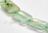 CPR12 A grade 12*16mm rectangle natural prehnite gemstone beads