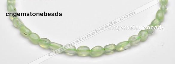 CPR19 A+ grade 7*10mm freeform natural Prehnite gemstone beads