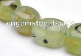 CPR23 A grade 12*18mm pebble shape natural Prehnite stone beads