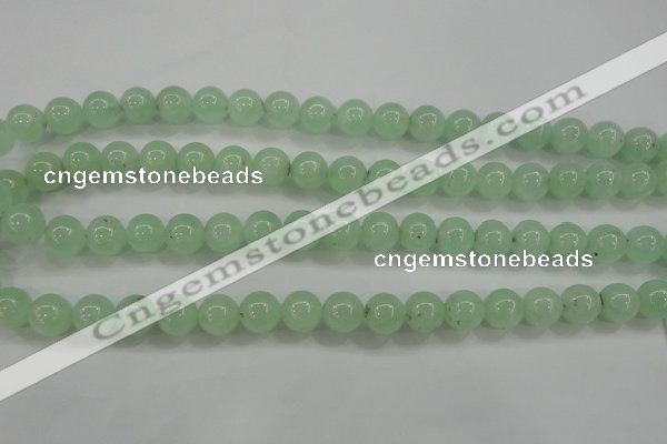 CPR302 15.5 inches 8mm round natural prehnite beads wholesale