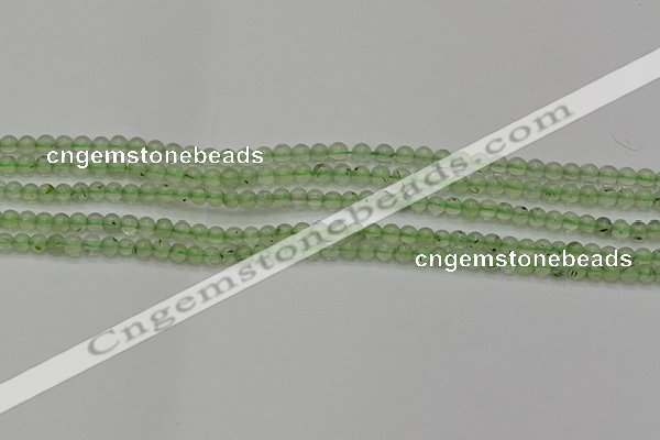 CPR310 15.5 inches 4mm round natural prehnite gemstone beads