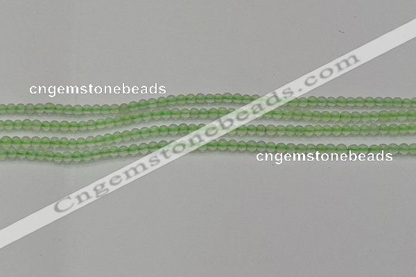 CPR320 15.5 inches 3mm round natural prehnite gemstone beads