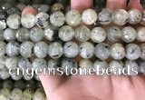 CPR353 15.5 inches 11mm faceted round prehnite beads wholesale