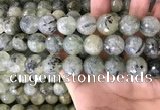 CPR356 15.5 inches 16mm faceted round prehnite beads wholesale