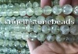 CPR364 15.5 inches 12mm faceted round prehnite gemstone beads