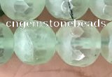 CPR367 15.5 inches 10mm faceted round prehnite gemstone beads