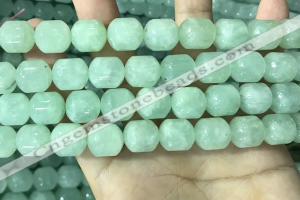 CPR384 15.5 inches 12*13mm tube prehnite gemstone beads