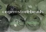 CPR407 15.5 inches 10mm faceted round prehnite beads wholesale