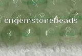 CPR415 15.5 inches 6mm faceted round natural prehnite beads