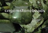 CPS22 15.5 inches 20*20mm rhombic green peacock stone beads wholesale