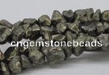 CPY02 16 inches 10mm nugget pyrite gemstone chip beads wholesale