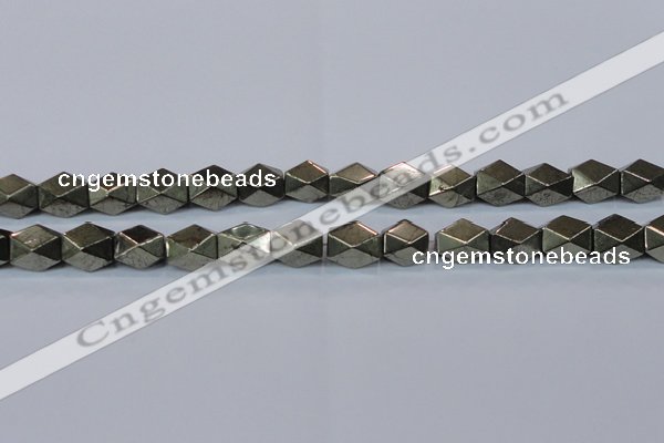 CPY610 15.5 inches 10*15mm nuggets pyrite gemstone beads