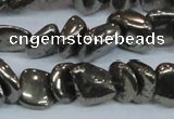 CPY623 15.5 inches 8*9mm - 9*10mm nuggets pyrite gemstone beads