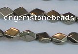 CPY651 15.5 inches 6*8mm pyrite gemstone beads wholesale