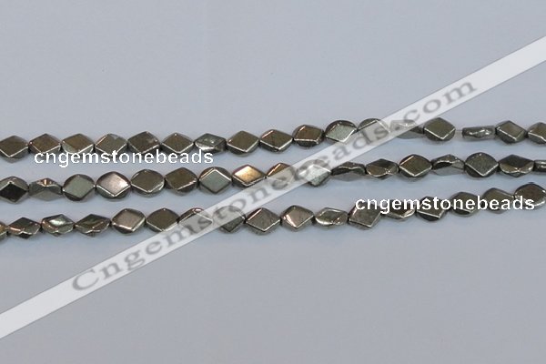 CPY652 15.5 inches 8*10mm pyrite gemstone beads wholesale