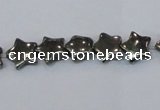 CPY657 15.5 inches 10*10mm star pyrite gemstone beads