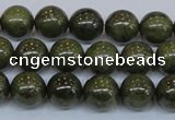 CPY753 15.5 inches 10mm round pyrite gemstone beads wholesale