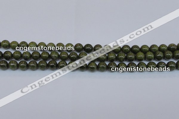 CPY753 15.5 inches 10mm round pyrite gemstone beads wholesale