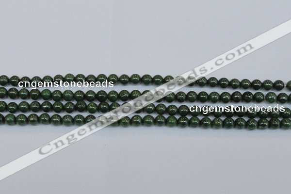 CPY761 15.5 inches 6mm round pyrite gemstone beads wholesale