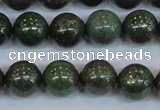 CPY764 15.5 inches 12mm round pyrite gemstone beads wholesale