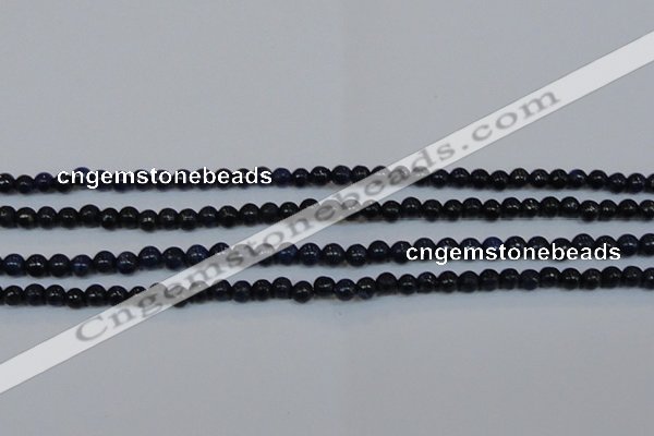 CPY770 15.5 inches 4mm round pyrite gemstone beads wholesale