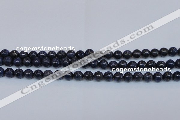 CPY773 15.5 inches 10mm round pyrite gemstone beads wholesale