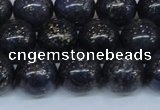 CPY775 15.5 inches 14mm round pyrite gemstone beads wholesale