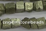 CPY808 15.5 inches 8*10mm - 10*12mm nuggets pyrite beads