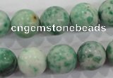 CQJ06 15.5 inches 14mm round Qinghai jade beads wholesale