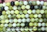 CQJ301 15 inches 6mm round Qinghua jade beads wholesale