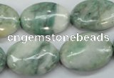 CQJ56 15.5 inches 18*25mm oval Qinghai jade beads wholesale