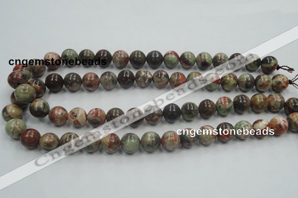 CRA02 15.5 inches 10mm round natural rainforest agate gemstone beads