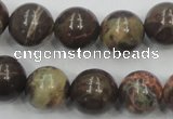 CRA05 15.5 inches 16mm round natural rainforest agate gemstone beads