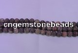 CRA125 15.5 inches 14mm round matte rainforest agate beads
