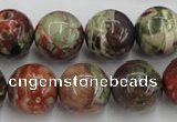 CRA154 15.5 inches 16mm round rainforest agate beads wholesale