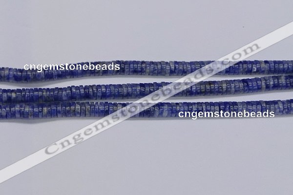 CRB1022 15.5 inches 2*6mm heishi sodalite beads wholesale