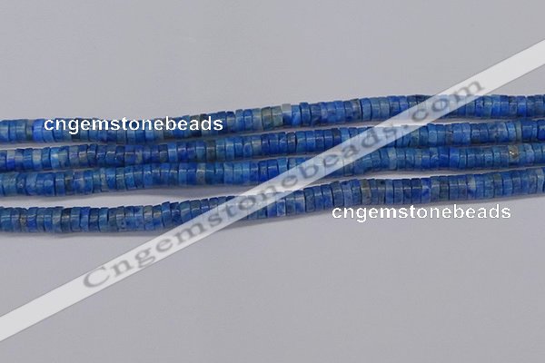 CRB1026 15.5 inches 2*5mm heishi lapis lazuli beads wholesale